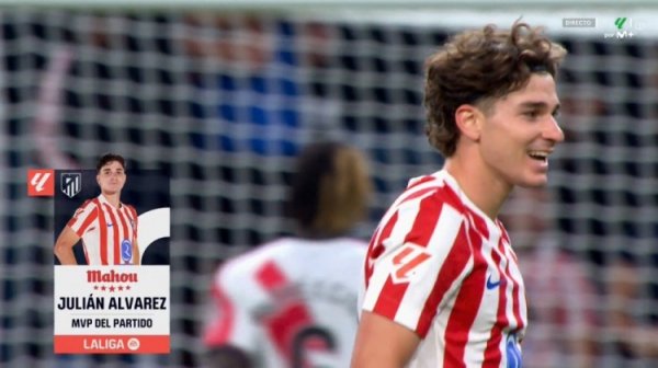 Mang một chiếc mũ + thế giới của Ultimate! Alvarez đã được bầu tại Atletico Madrid 3-2 trong trò chơi