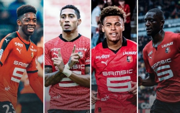 Rennes Element Shining Golden Ball Awards: Dembele, Rafinia, Douai và những người khác đều chơi cho đội trong giai đoạn đầu