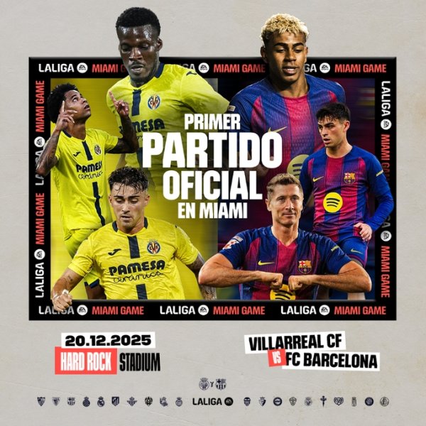 Thể thao thế giới: Liên đoàn bóng đá Tây Ban Nha cho biết trận Villarreal vs Barcelona ở nước ngoài sẽ do trọng tài Tây Ban Nha bắt chính
